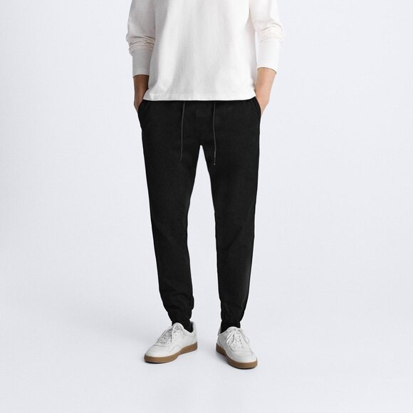 Zara Other - ZARA MAN BLACK SWEAT JOGGERS PANTS